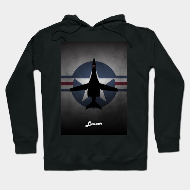 B-1 Lancer USAF Hoodie by aviationart